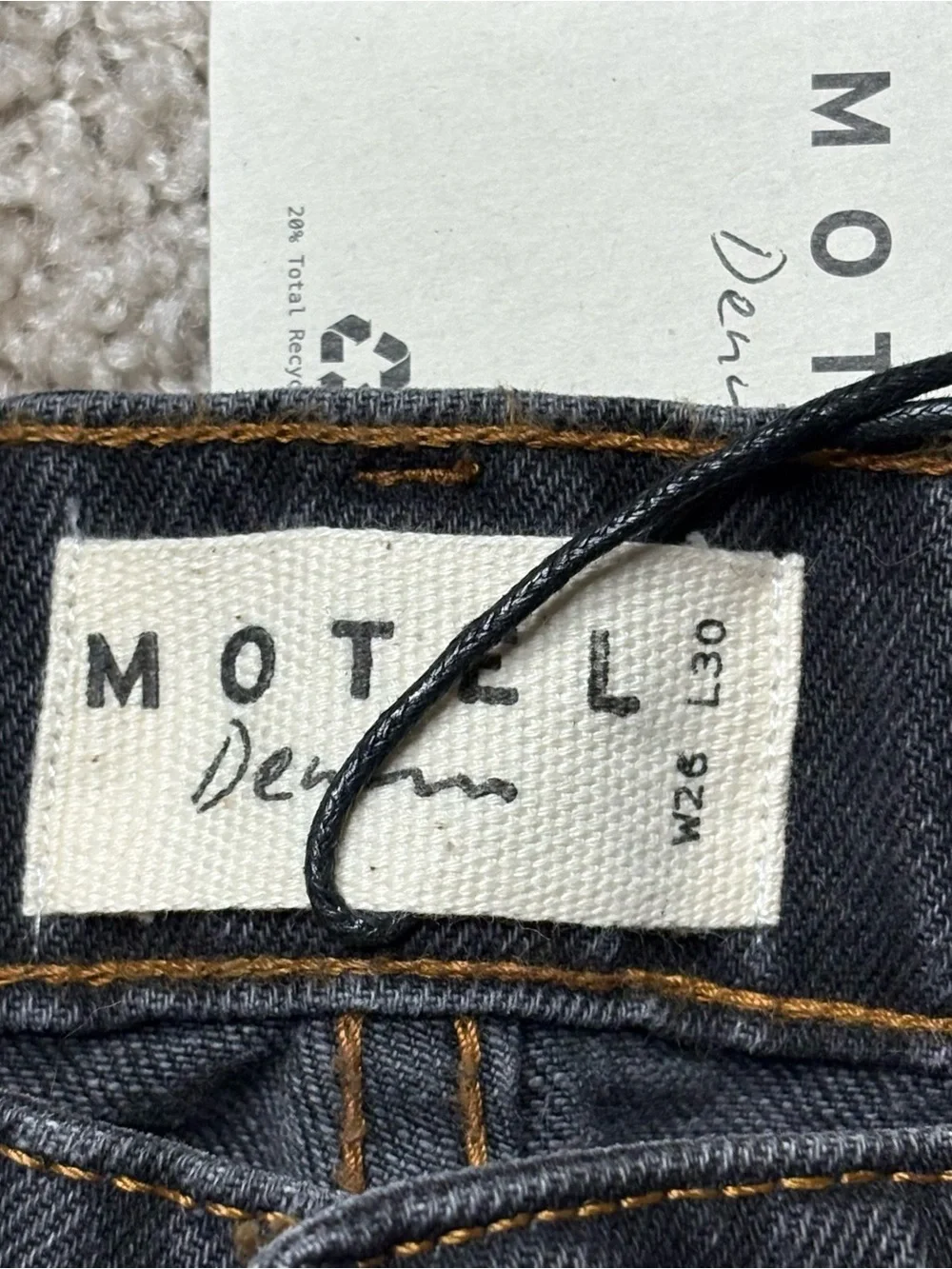 Motel Roomy Low Rise Jeans